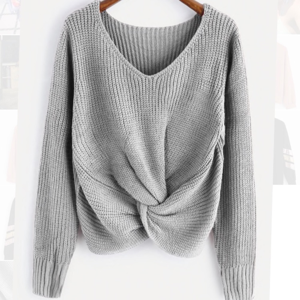 Crop Knot Sweater
